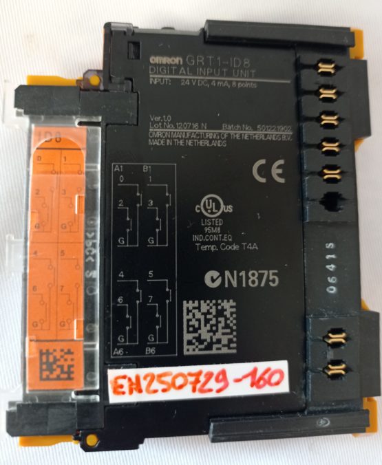 Rack-entree-sortie-GRT1-ID8-modules-OMRON