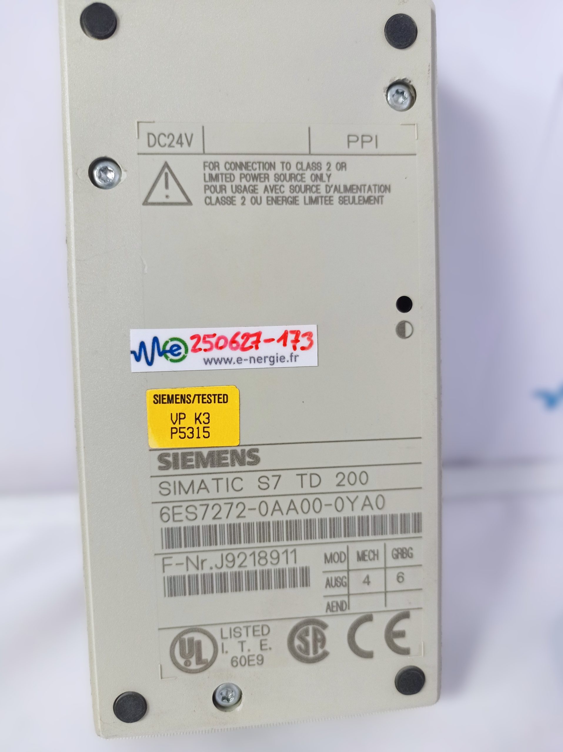 Afficheur-SIMATIC-S7-TD-200-6ES7272-0AA00-0YA0-SIEMENS-3