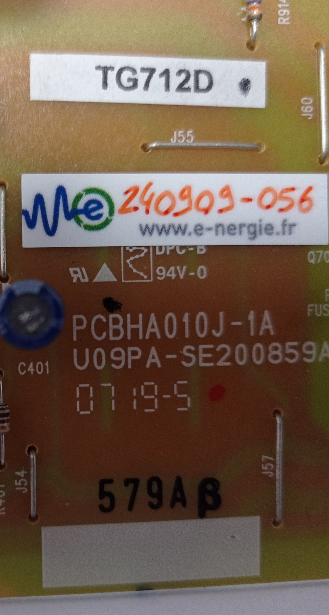 N°-PRODUIT-CARTE-CLIM-PCBHA010J-1A-HITACHI