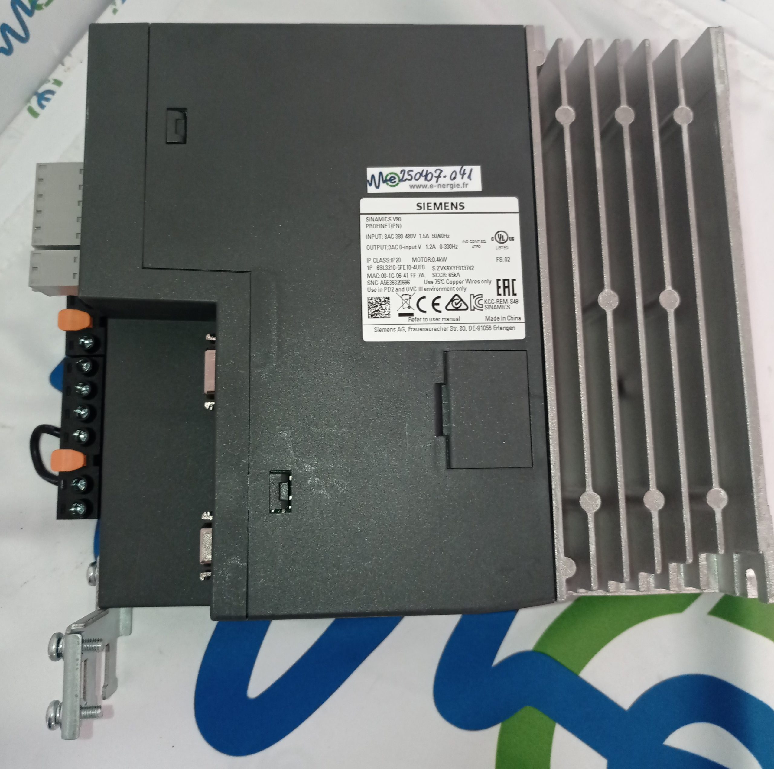 Variateur-Siemens-V90-6SL3210-5FE10-4UF0-1