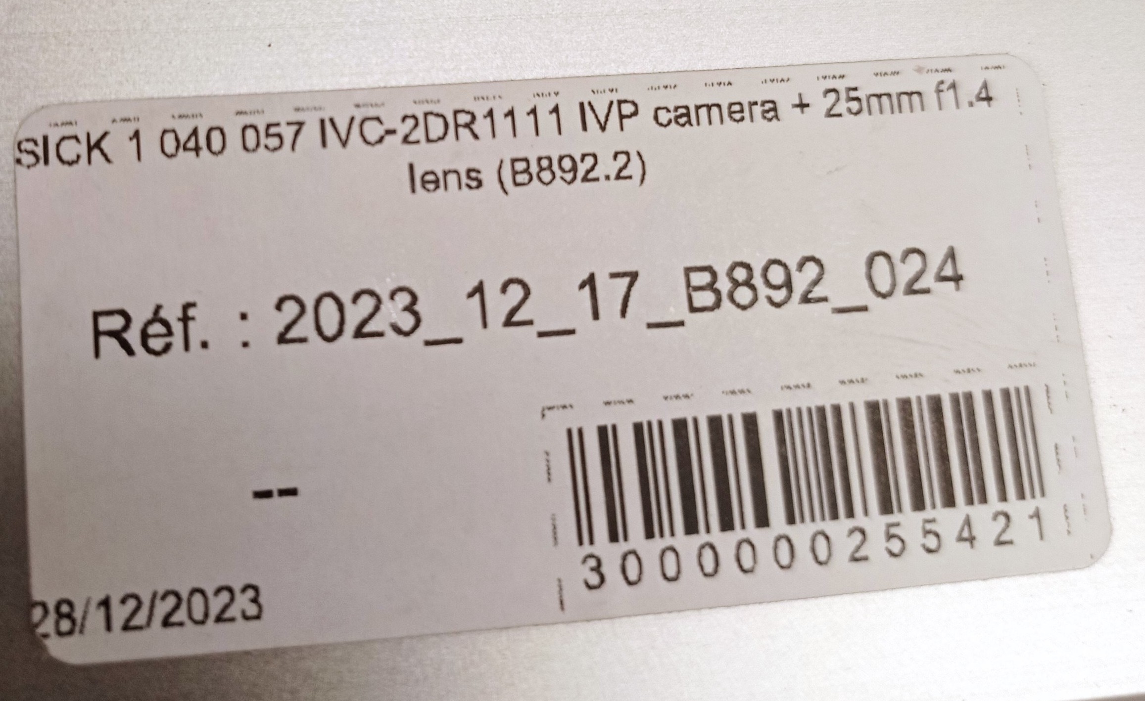 FICHE-PROD.-Camera-Sick-IVC-2DR1111