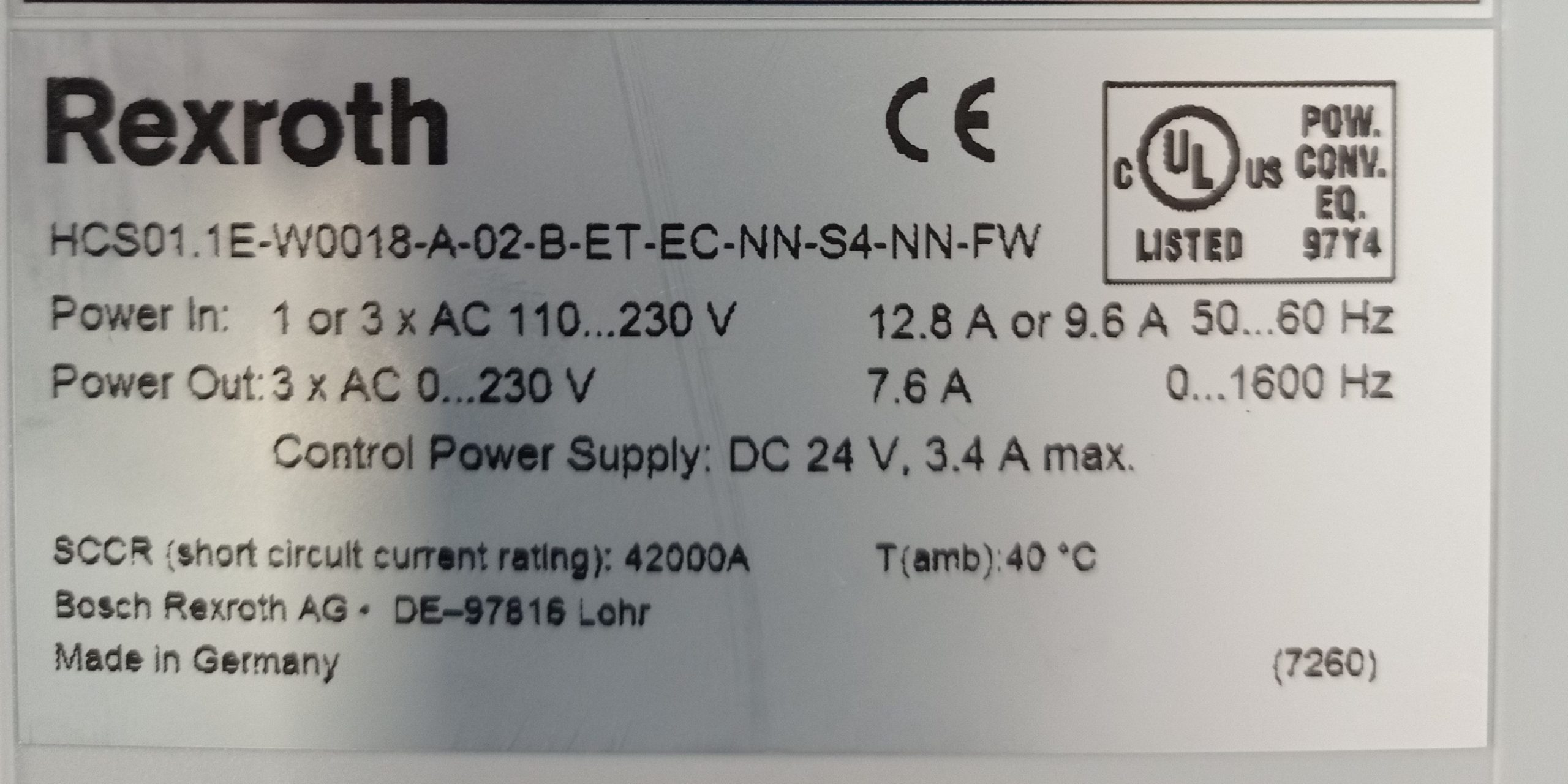FICHE-PROD.-Variateur-IndraDrive-Cs-HCS01.1E-W0018-A-02-B-ET-EC-NN-S4-NN-FW-Rexroth